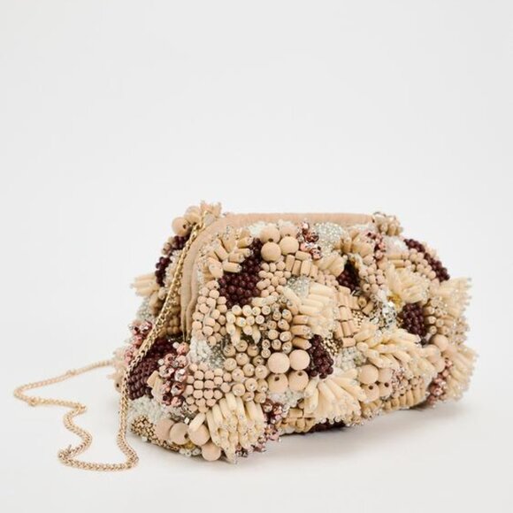 ZARA BEADED BAG - Picture 5 of 8